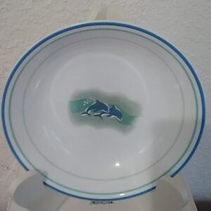 Corelle Dancing Dolphin Plate